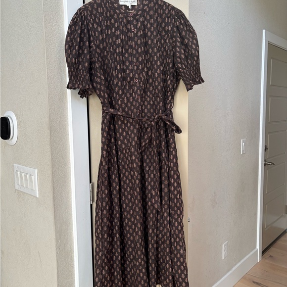 Daughters of India Black and Brown dress prairie XL - Picture 2 of 5